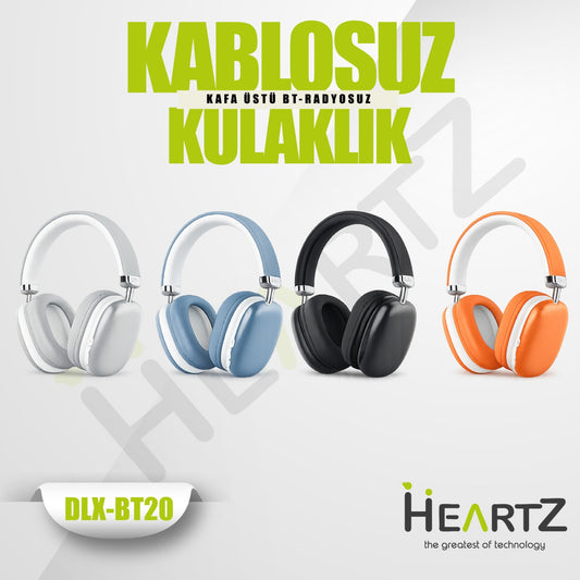 Kablosuz kulak üstü kulaklık DLX-BT20